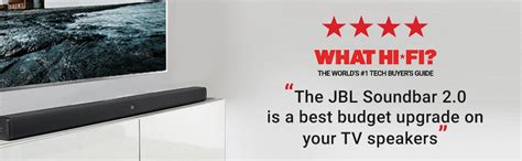 JBL Bar 2.0 by Harman Wireless Soundbar with Built-in Dual Bass Port ...