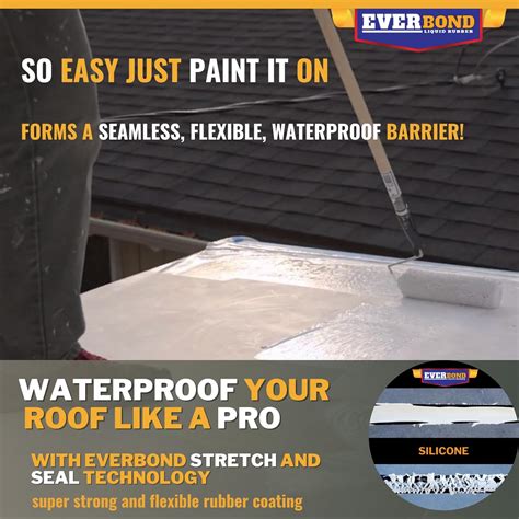 EverBond RV Roof Coating - Liquid Rubber RV Roof Sealant for Camper ...