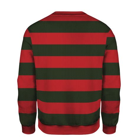 Red and green striped Christmas sweater - Endastore.com