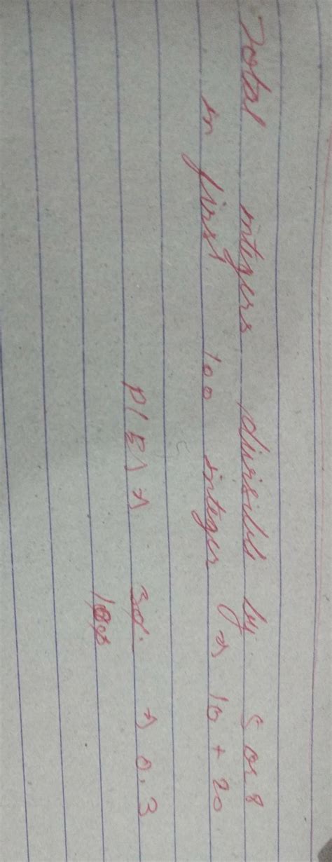 An integer is chosen at random from the first 100 integers. What is the ...