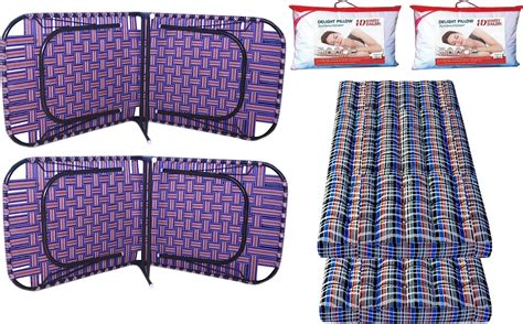PS PARVESH SMART Single Layer Folding Mattress Bed with Anti Skid ...