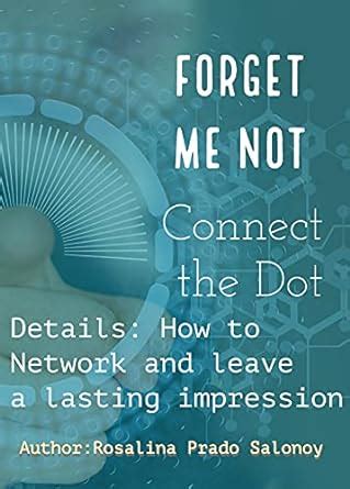 Forget Me Not : Connect the Dot eBook : Salonoy, Rosalina: Amazon.in ...