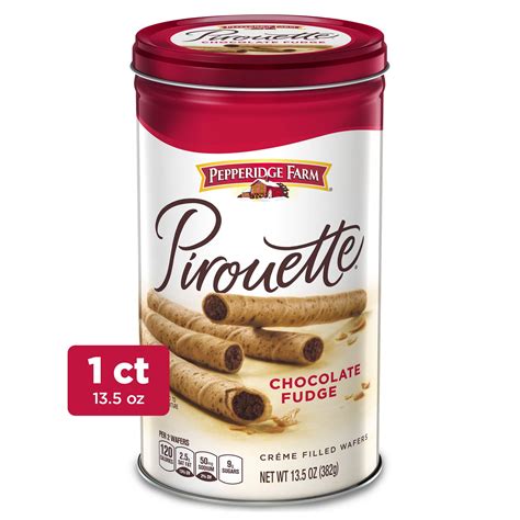 Pepperidge Farm Pirouette Cookies, Chocolate Fudge Créme Filled Wafers ...