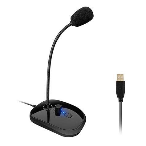 XIAOKOA USB Microphone PC Gaming Computer Microphone Plug & Play ...