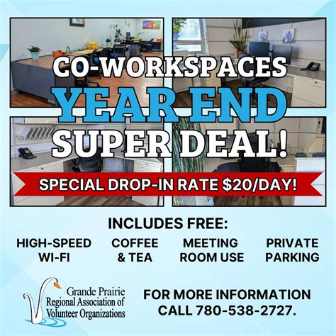 Enjoy our downtown Co-Workspace for just $20 per day until December 20 ...