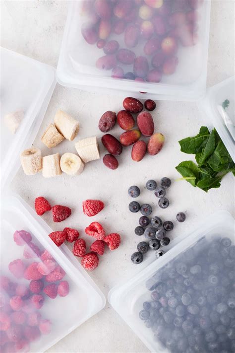 How to Freeze Fruit and Vegetables Properly - Smoothies and Shakes