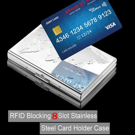 NISUN 8 Slot Pocket Size Metal RFID Blocking Credit Card Holder ,Card ...
