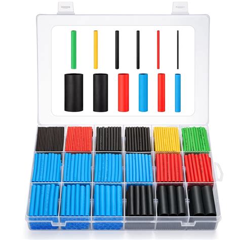 Heat Shrink Tubing 2:1, Eventronic Electrical Wire Cable Wrap ...