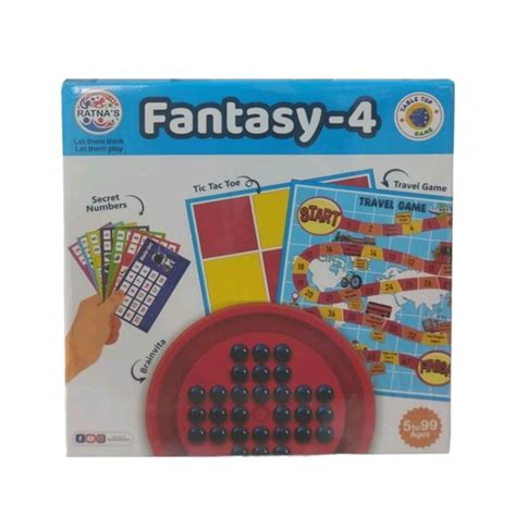 Fantasy 4 In 1 Game (Brainvita, Travel Game, Tic Tac Toe, Secret Numbers)