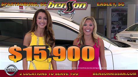 Benson Nissan Commercial (Easley and Spartanburg) on Vimeo