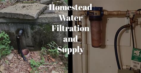 Homestead Water Filtration and Supply