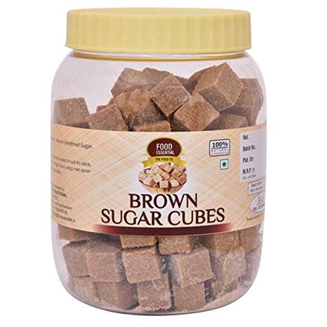 Food Essential Brown Sugar Cubes 1 kg. [Sugar Cubes for Tea & Coffee ...