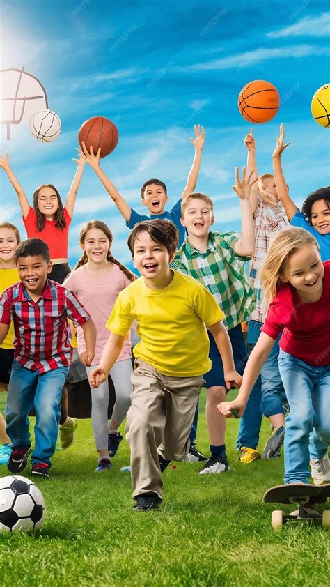 Kids Playing Sports 的图像结果