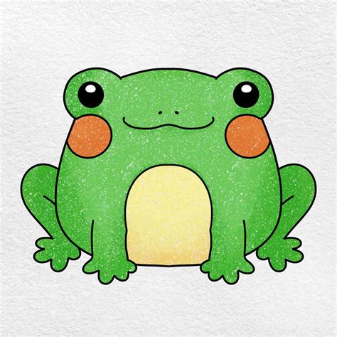 Frog Drawing Tutorial 的图像结果
