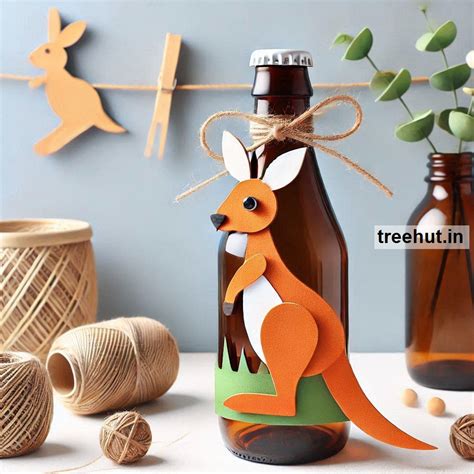 Kangaroo Bottle Decoration Ideas, Bottle Craft Ideas