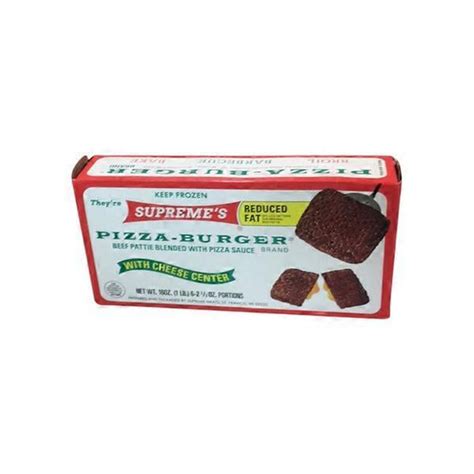 Frozen Pizza Burgers