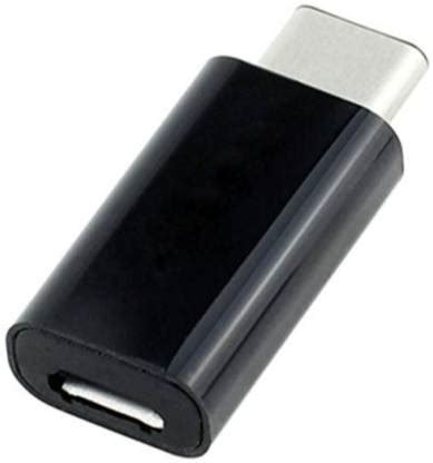 Eatech Black Micro USB Type-B Female TO USB 3.1 Type-C Male Converter ...