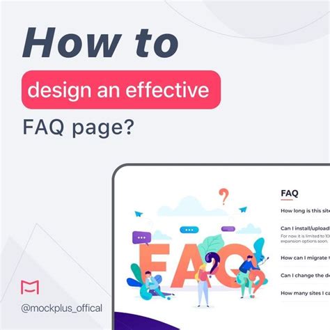 FAQ Page Design 的图像结果