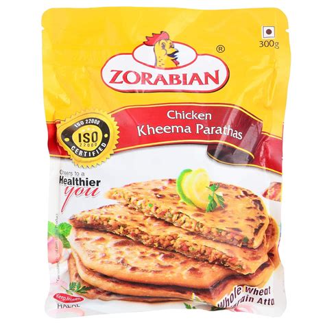Zorabian Chicken Parathas - Kheema, 300g : Amazon.in: Grocery & Gourmet ...