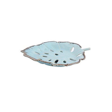 Buy AAPNO RAJASTHAN Leaf Shape Ceramic Platter Online