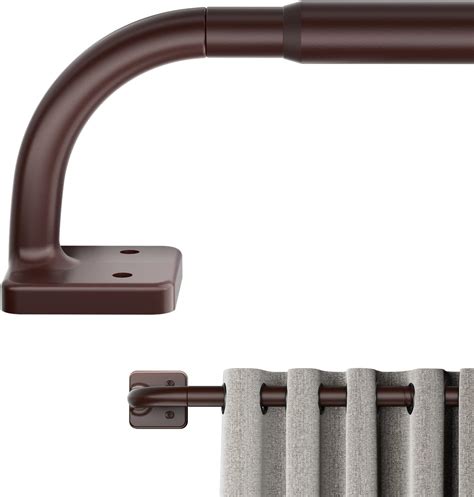 Amazon.com: Curtain Rods for Windows 28 to 48 inch, 5/8" Blackout Wrap ...