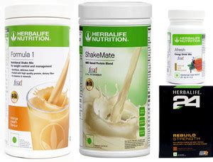 Herbalife Nutrition Formula 1 Orange 500 gm & Shakemate & H 24 Rebuild ...
