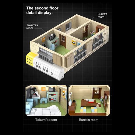 Buy PHYNEDI CADA C61031W Japanese Initial D Tofu Shop Bricks Model, MOC ...