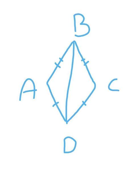 In figure 3.24, seg AB=~seg CBand seg AD =~seg CD.Prove that∆ABD =~∆CBD ...