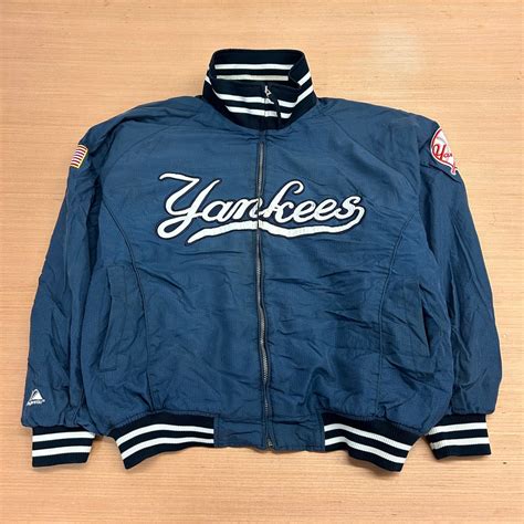 Vintage New York Yankees Majestic MLB Full Zip Jacket Size XXL - Etsy