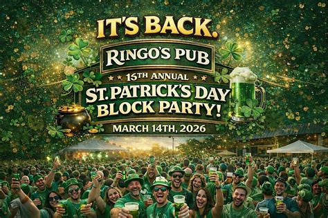 Ringos Pub 15th Annual St Patricks Day Block Party, Ringo's Pub, Plano ...