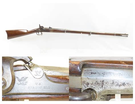 1864 Dated UNION Antique CIVIL WAR Springfield U.S. M1863 .58 RIFLE ...