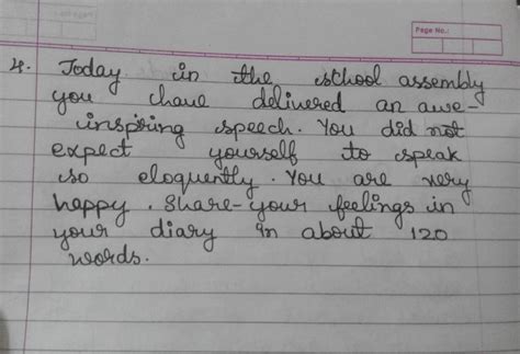 Diary Entry Format Grade 11