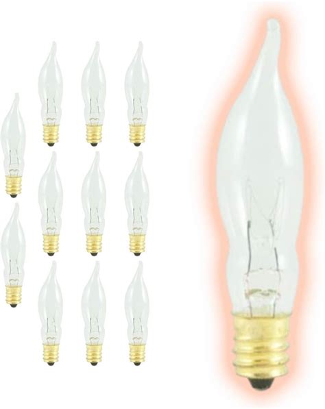GoodBulb 7 Watt Flame Tip Candelabra Light Bulbs CA6 India | Ubuy