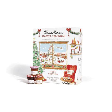 Bonne Maman 2021 Advent Calendar 24 Mini Fruit Spreads and Honey 24-10 ...