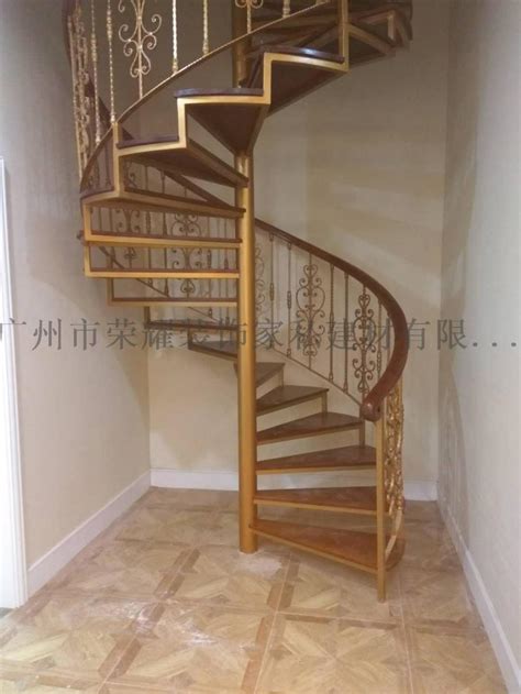 9张铁艺旋转楼梯图片欣赏-中国木业网