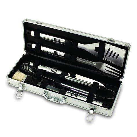 NCAA South Carolina Gamecocks Fiero 5-Piece BBQ Tool Set with Case ...