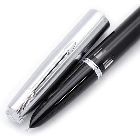 Wing Sung 601 Steel Cap Vacumatic Fountain Pen (black with ink window ...