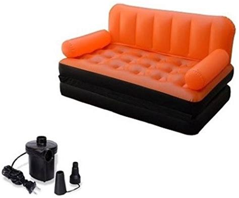 EVANA 5 in 1 Air Sofa Cum Bed with Pump Lounge Couch Mattress ...