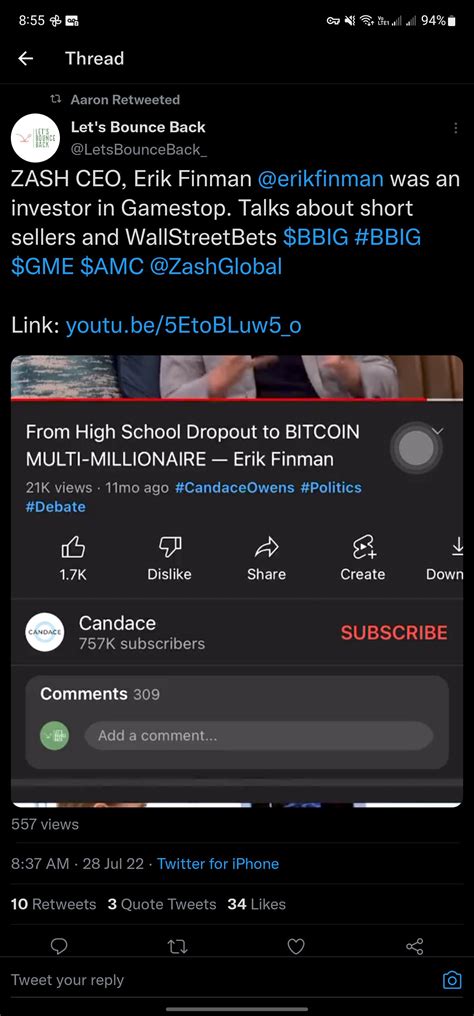 New ZASH CEO talks about short sellers, was a GME investor as well : r/BBIG