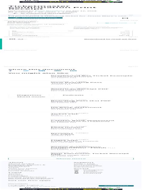 Image result for Ticketmaster Receipt