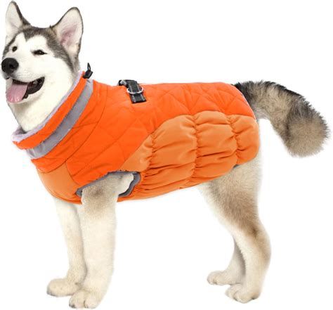 Amazon.com : Lelepet Dog Coat Warm Dog Winter Coat Waterproof Dogs ...