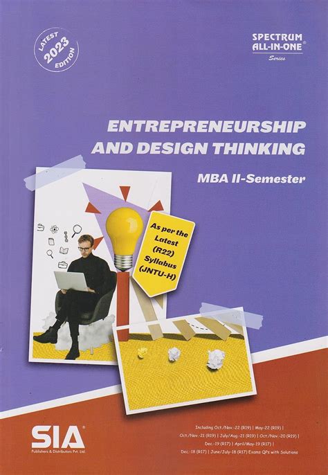 Entrepreneurship and Design Thinking MBA II-Sem As Per the Latest (R22 ...