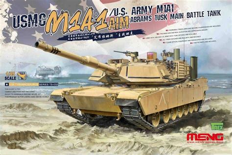 Buy Meng 1/35 Scale USMC M1A1 /U.S. Army M1A1 Abrams TUSK Main Battle ...