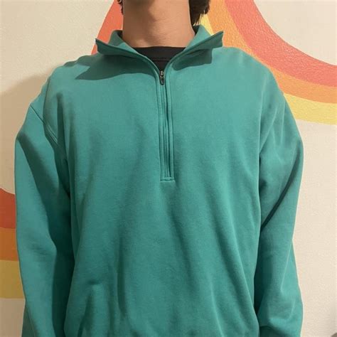 Lululemon Mens quarter zip worn as unisex Color... - Depop