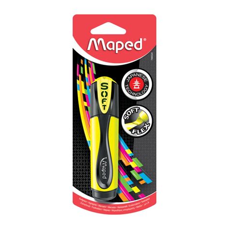 Maped Soft Yellow Highlighter - SCOOBOO - Maped