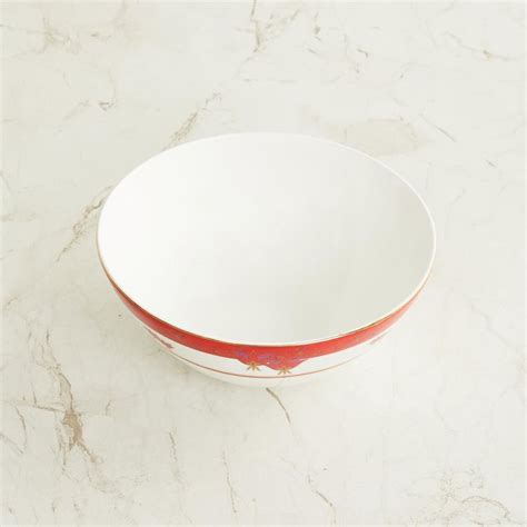 Buy Foley White Printed Bone China Cereal Bowl - 780ml from Home Centre ...