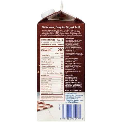Lactaid Chocolate Whole Milk 64 oz | Shipt