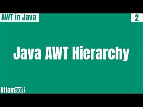 Image result for AWT Class Hierarchy in Java