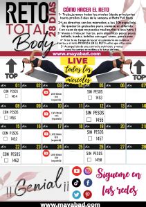 Septiembre: Reto FULL BODY - May Love Fitt