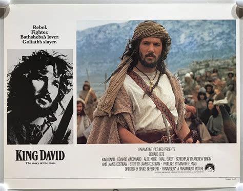 ORIGINAL LOBBY CARDS - KING DAVID - 1985 - set of 8 - Richard Gere ...